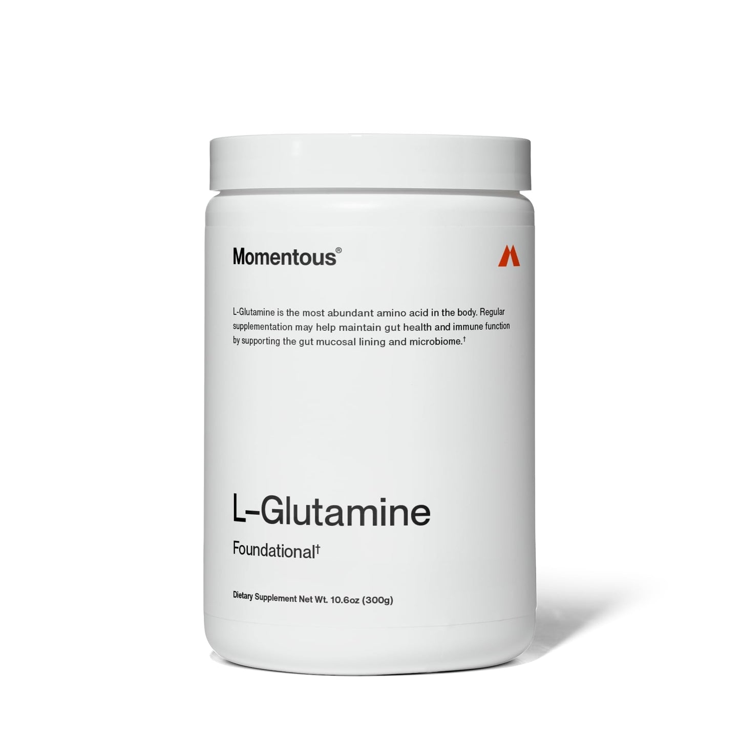 Momentous L-Glutamine Powder – NSF Certified for Sport, 60 Servings
