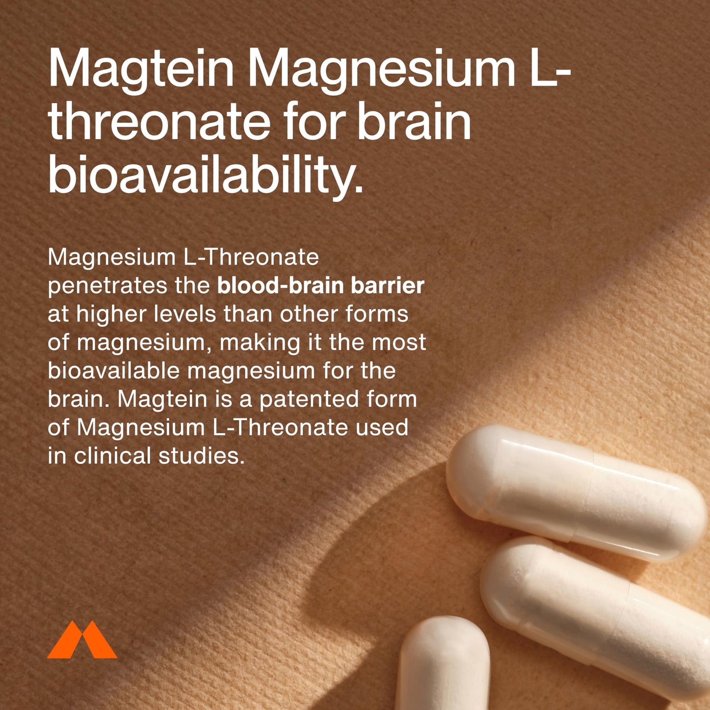 Momentous Magtein Magnesium L-Threonate – Brain & Sleep Support, 145 mg, 30 Servings, NSF Certified for Sport