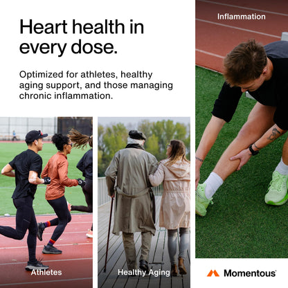 Momentous Omega-3 Fish Oil - 1,600 mg EPA & DHA, NSF Certified for Sport