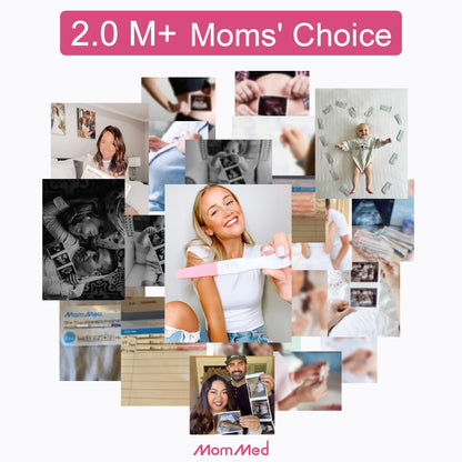 MomMed Pregnancy Test - 5 HCG Midstream, Early Detection, High Sensitivity