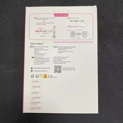 MomMed Pregnancy Test - 5 HCG Midstream, Early Detection, High Sensitivity