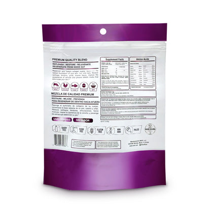 MO4T MOMOF4TRANSFORM Hydrolyzed Multi Collagen Powder | Sugar-Free, Grass-Fed | 1 lb | Hair, Skin & Nails