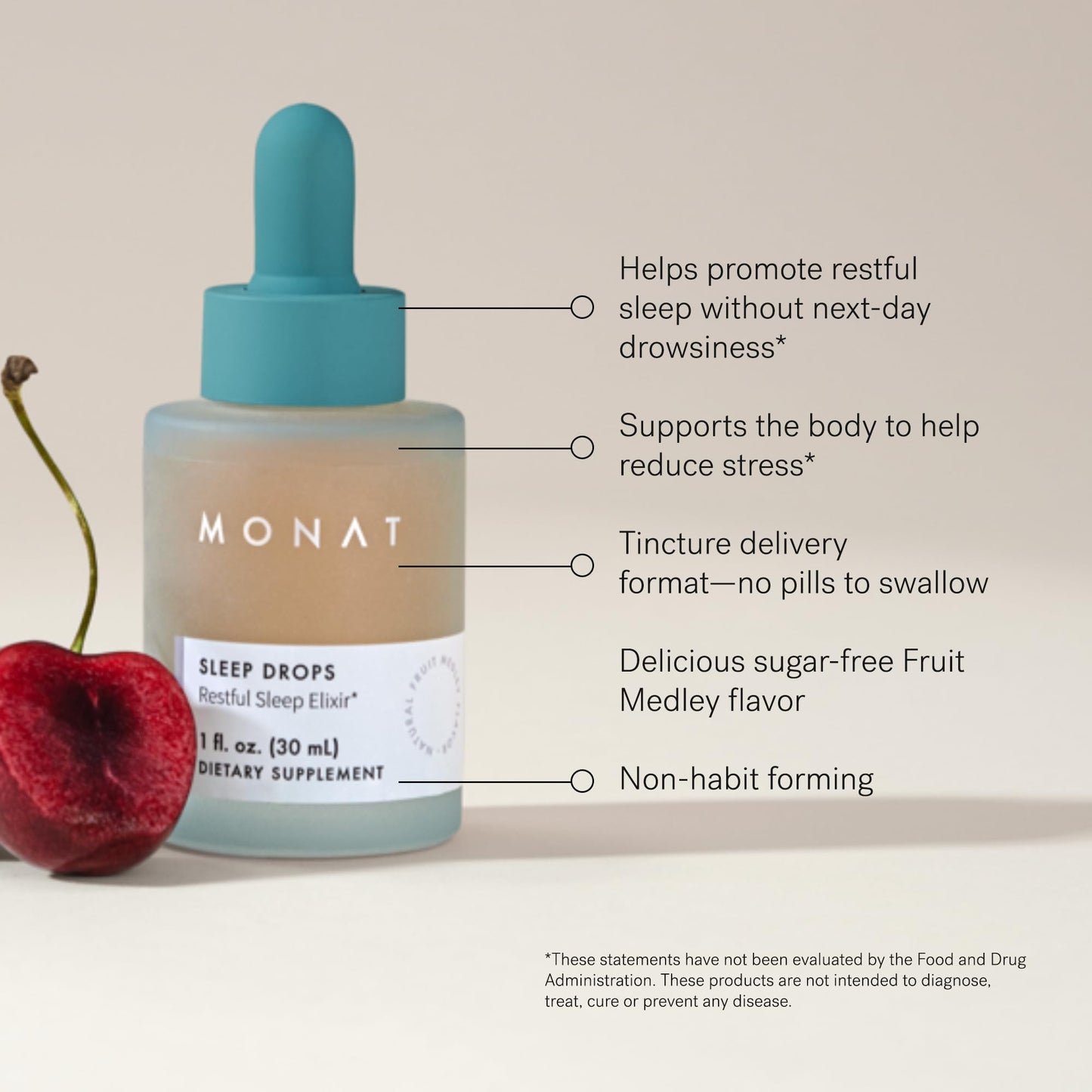 MONAT Sleep Drops – Herbal Sleep Support for Restful Nights