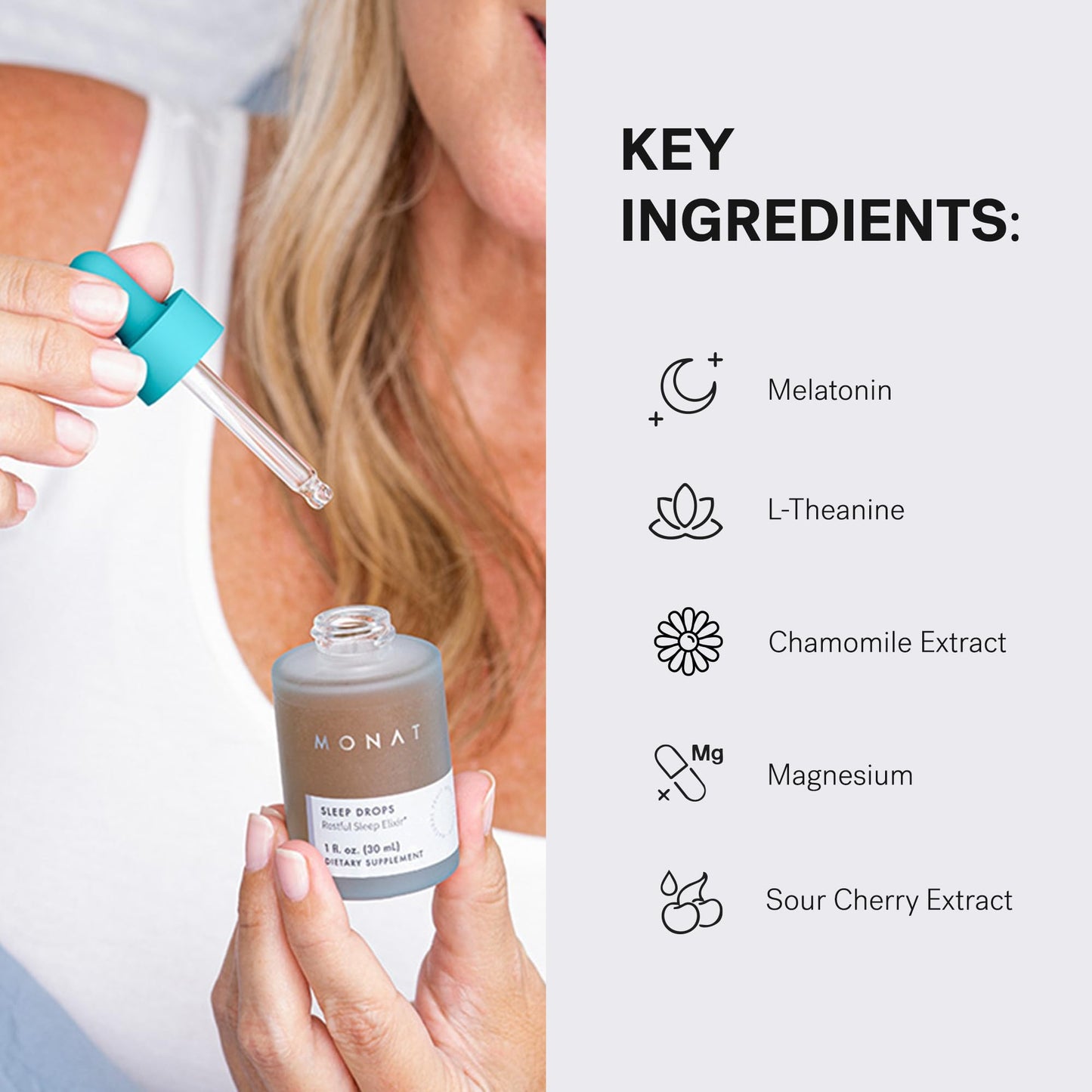 MONAT Sleep Drops – Herbal Sleep Support for Restful Nights