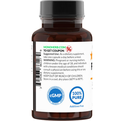 MONOHERB Fucoidan 85% 500 mg – 90 Capsules | Immune Support
