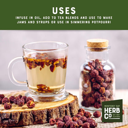 Monterey Bay Herb Co. Hawthorn Berries Whole 1 lb – Teas, Jams & Beverages