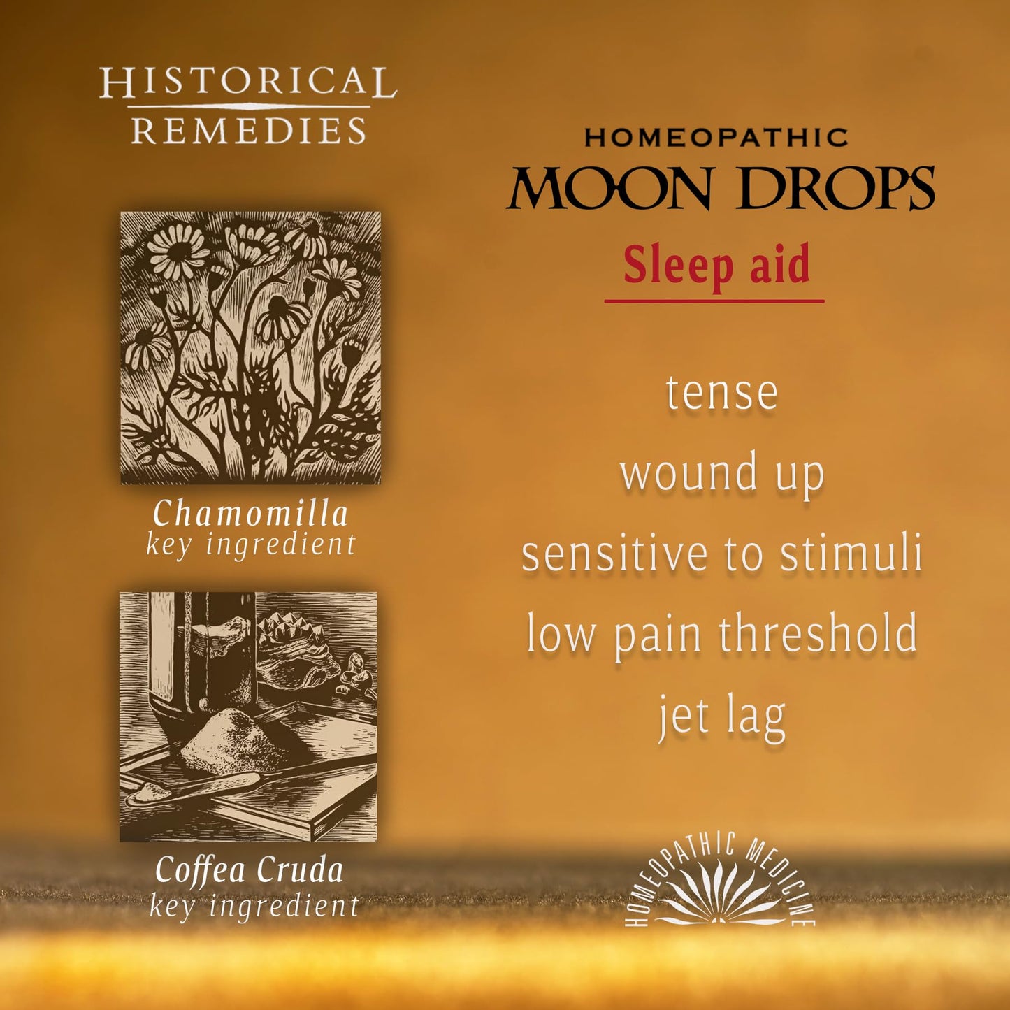 Moon Drops Sleep Aid Lozenges (3 Pack) – Homeopathic Vanilla, Coffea Cruda 12X, Vegan & Gluten-Free