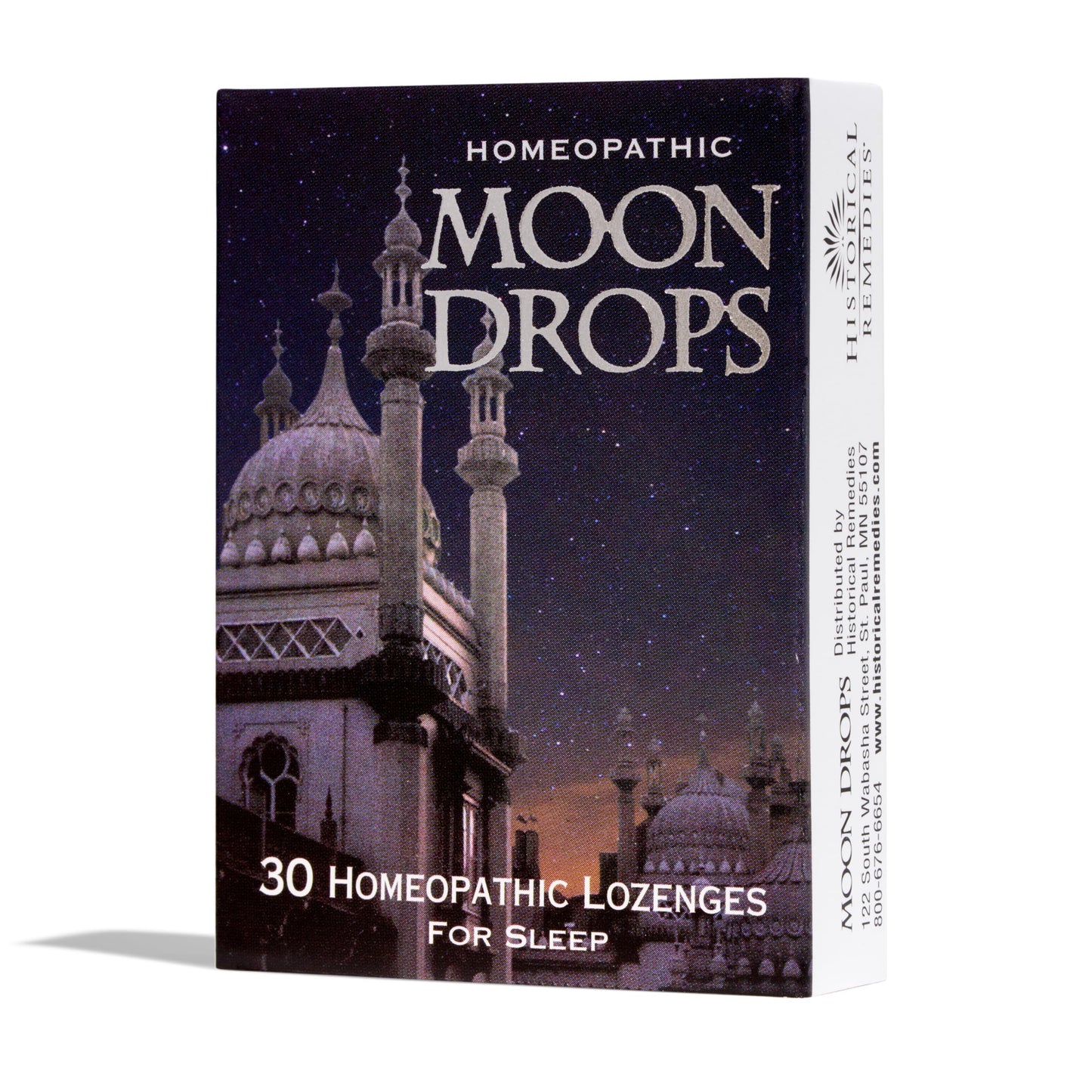 Moon Drops Sleep Aid Lozenges (1 Pack) – Homeopathic Vanilla, Vegan & Gluten-Free