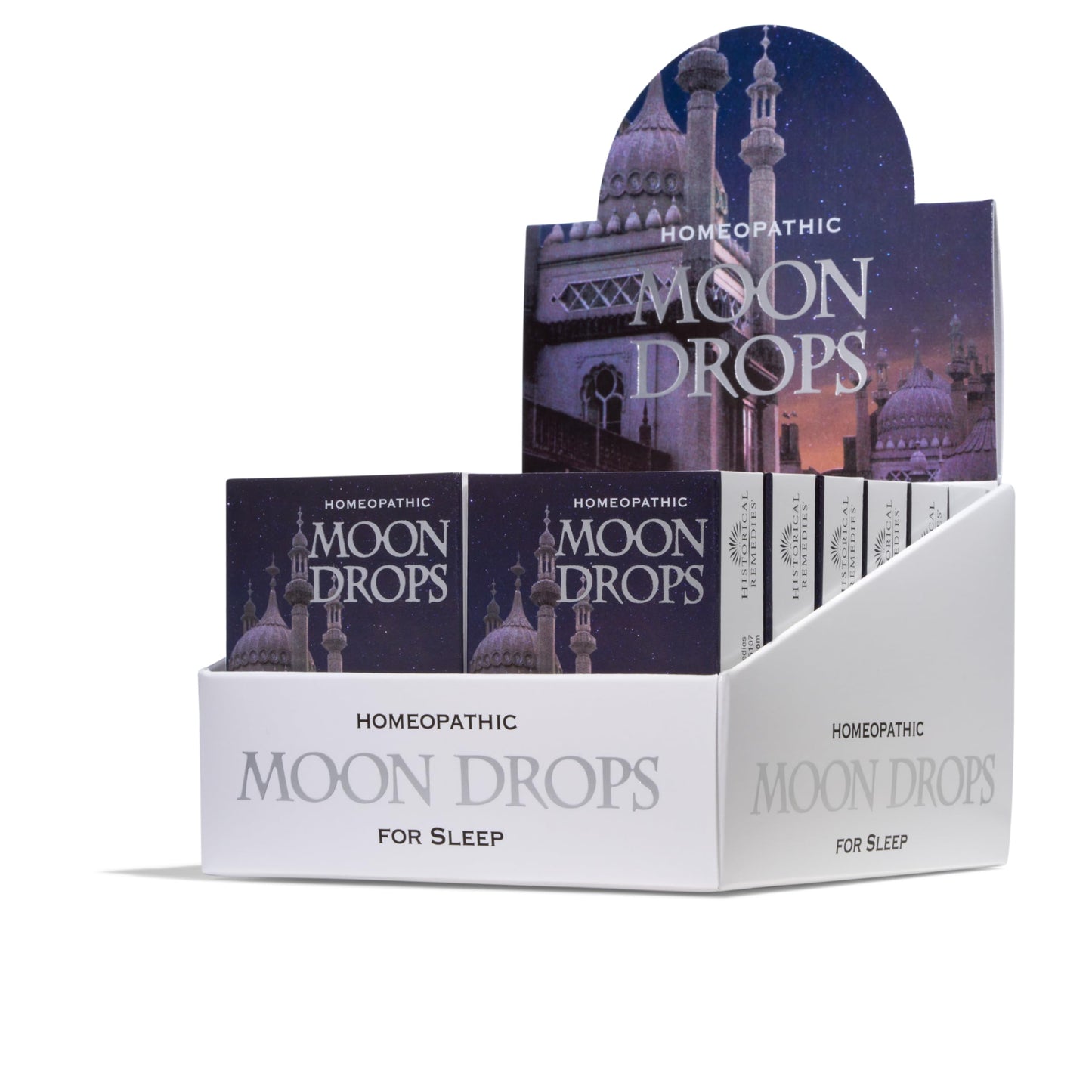 Moon Drops Sleep Aid Lozenges (12 Pack) - Vanilla Flavor, Homeopathic Sleep Support, Vegan & Gluten-Free