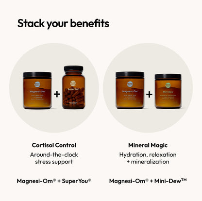 Moon Juice Magnesi-om Blue Lemon Jar – Big Mag 7.7 oz (55 Servings)