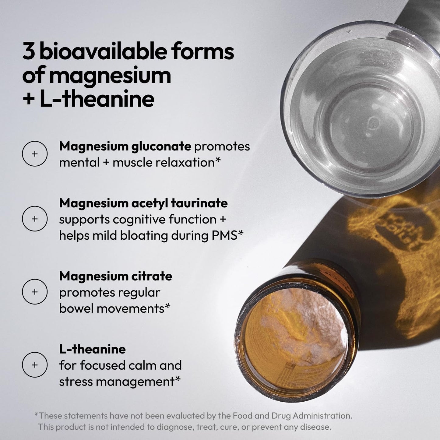 Moon Juice Magnesi-Om Magnesium Powder with L-Theanine | Sleep, Calm & Digestive Support | 30 Servings