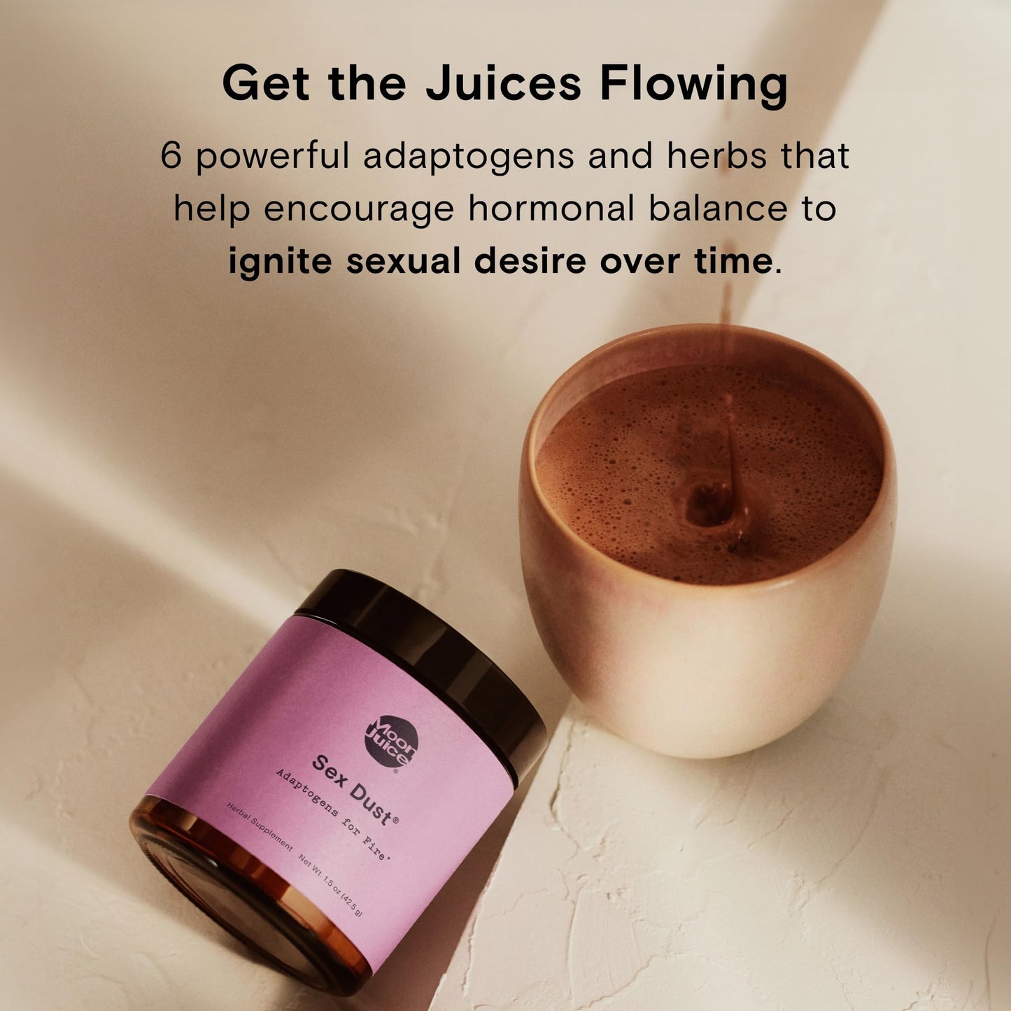 Sex Dust by Moon Juice | Adaptogen Powder for Balance & Mood | 14 Servings