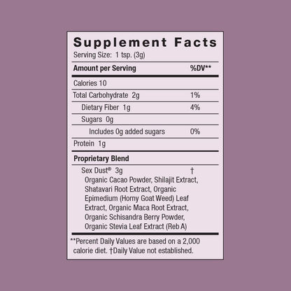 Sex Dust by Moon Juice | Adaptogen Powder for Balance & Mood | 14 Servings