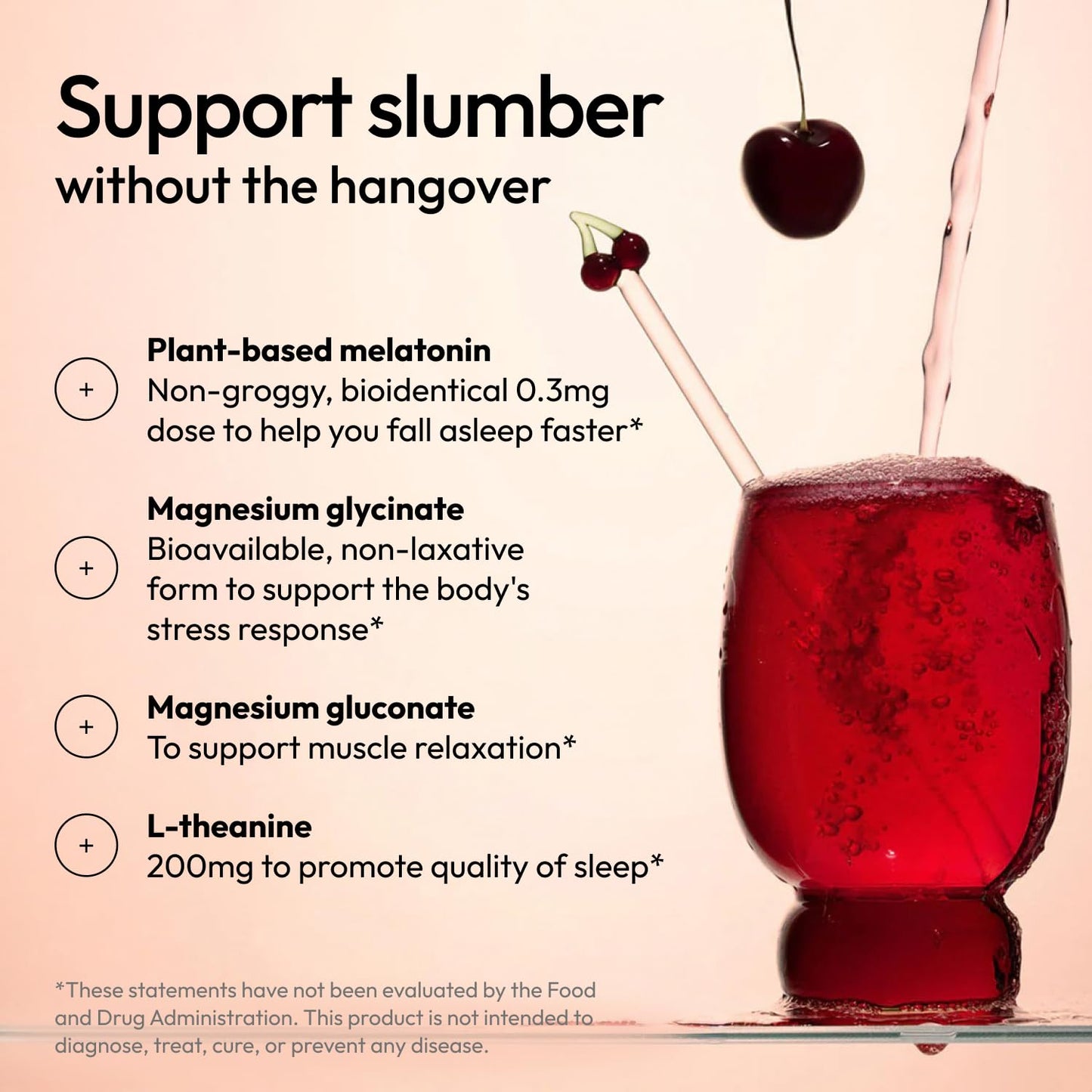 Moon Juice Sleepy Magnesi-Om – Magnesium Sleep Support with L-Theanine & Plant-Based Melatonin (Cherry, 35 Servings)