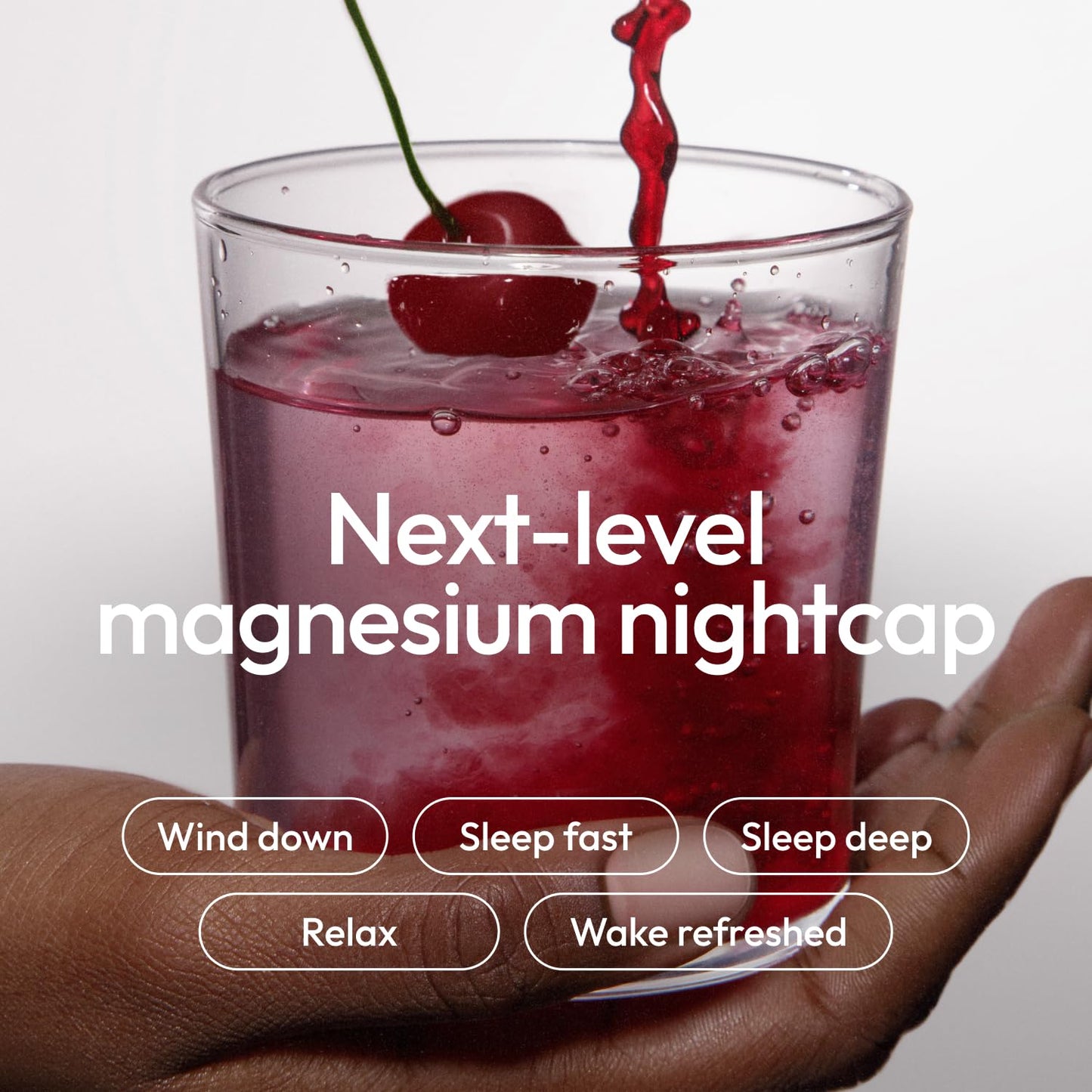 Moon Juice Sleepy Magnesi-Om – Magnesium Sleep Support with L-Theanine & Plant-Based Melatonin (Cherry, 35 Servings)