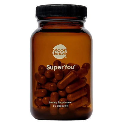 Moon Juice SuperYou Ashwagandha with Rhodiola & Shatavari – Cortisol Support, Energy & Mood (60 capsules)