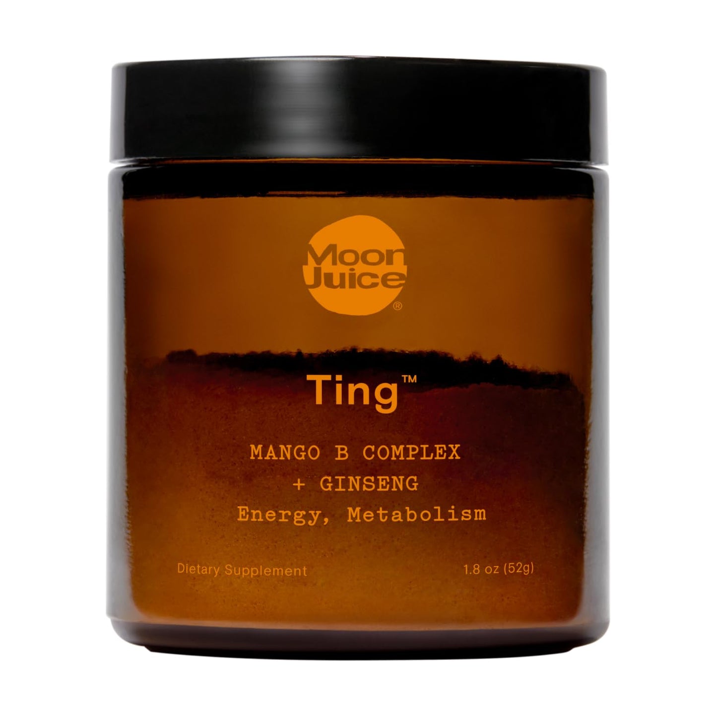 Moon Juice Ting - Mango Vitamin B Complex Powder | Sugar-Free, Caffeine-Free Energy & Digestive Support (25 Servings)