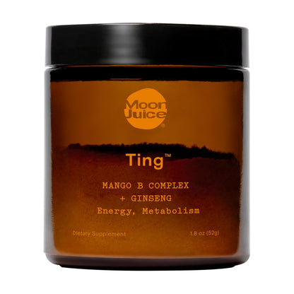 Moon Juice Ting - Mango Vitamin B Complex Powder | Sugar-Free, Caffeine-Free Energy & Digestive Support (25 Servings)