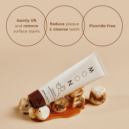 MOON Toasted Marshmallow Toothpaste – Sugar-Free Whitening & Stain Removal
