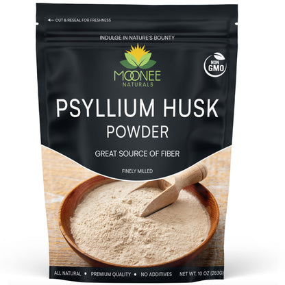 Moonee Naturals Psyllium Husk Powder - 10 oz, Gluten Free, Keto