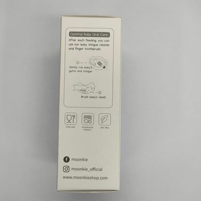 Moonkie Baby Finger Toothbrush & Tongue Cleaner Kit – Mint (2 Pcs)