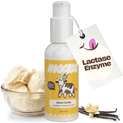 Moops Liquid Lactase Syrup 2oz – Fast Dairy Relief (10,000 FCC)