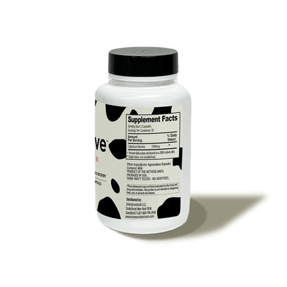 MOOVE Bovine Colostrum Capsules 1,000mg – Grass-Fed Dutch Cows | Immune & Gut Support | 60ct