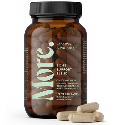 More. Longevity Calcium & Bone Health Supplement – D3, K2 MK7