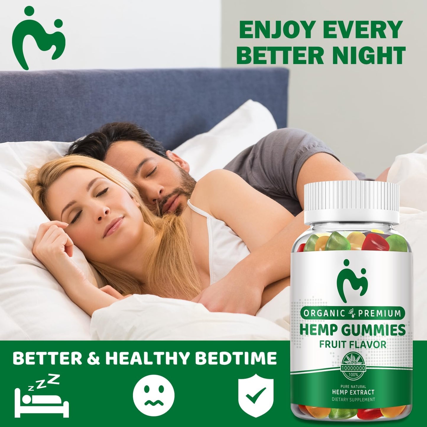 Hemp Gummies for Pain, Anxiety & Sleep - Vegan & Non-GMO | MOSRAY