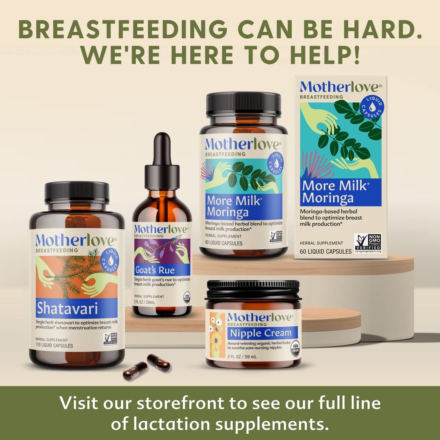 Motherlove More Milk Plus – Fenugreek-Based Lactation Support (Organic, Non-GMO, Vegan)