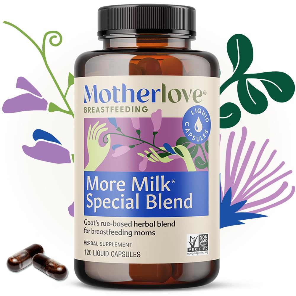 Motherlove More Milk Special Blend – Herbal Lactation Support (120 Capsules)