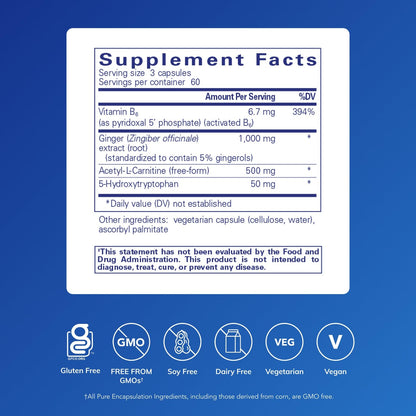 Pure Encapsulations MotilPro | Hypoallergenic Gut Motility Support | 180 Capsules