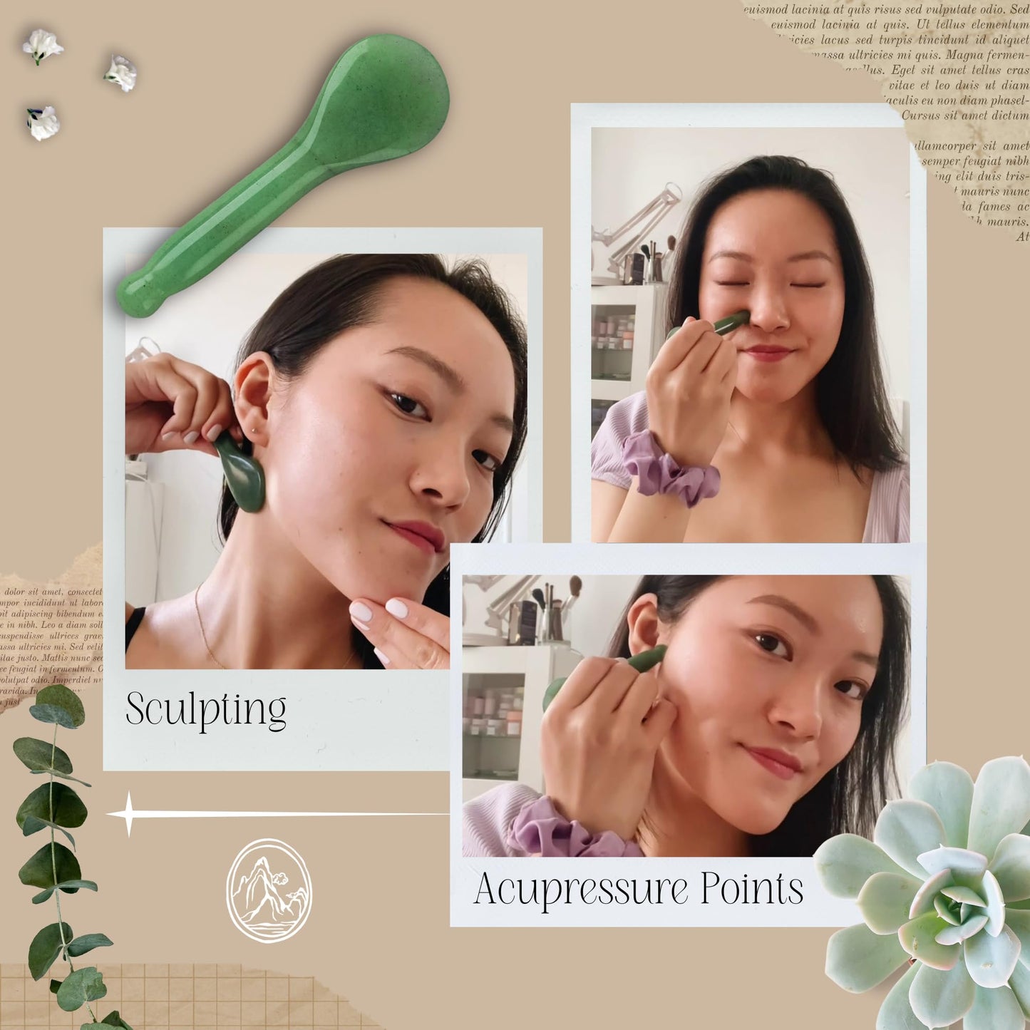 Mount Lai - The Gua Sha Facial Lifting Tool Amethyst Gua Sha Spoon