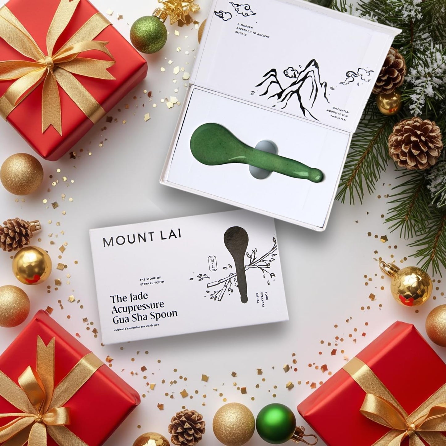Mount Lai - The Gua Sha Facial Lifting Tool Amethyst Gua Sha Spoon