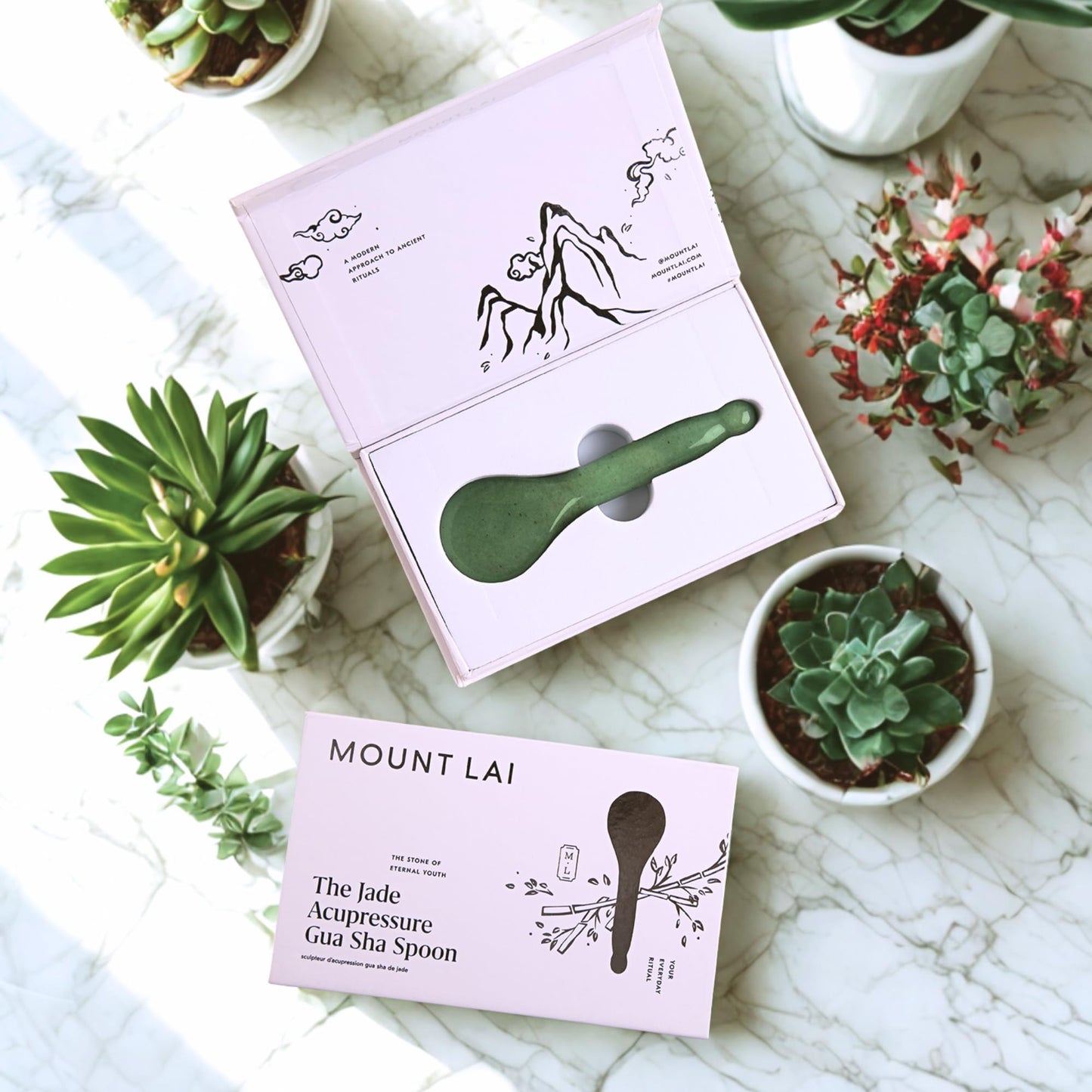 Mount Lai - The Gua Sha Facial Lifting Tool Amethyst Gua Sha Spoon