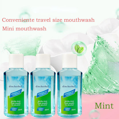 Travel Size Mouthwash 35ml Mint – Portable 288-Pack Mini (Mint)