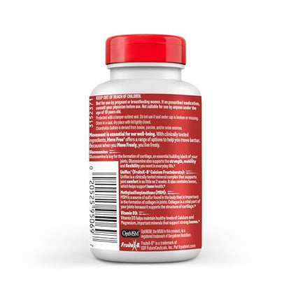 Move Free Advanced: Glucosamine Chondroitin MSM + Vitamin D3 Joint Support – Mobility, Bone & Immune Health (3x120ct)
