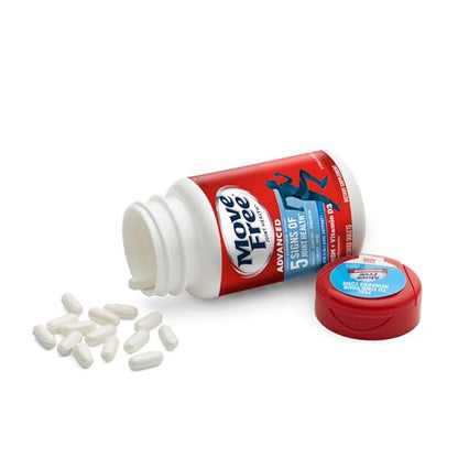 Move Free Advanced: Glucosamine Chondroitin MSM + Vitamin D3 Joint Support – Mobility, Bone & Immune Health (3x120ct)