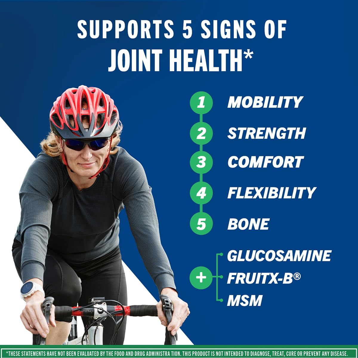 Move Free Advanced Plus MSM Coated Tablets – Joint Health with Glucosamine & Chondroitin (120 Count, Pack of 2)
