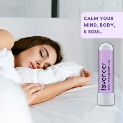 MOXĒ Lavender Essential Oil Inhaler 3 Pack | Pure, No-Mess Aromatherapy