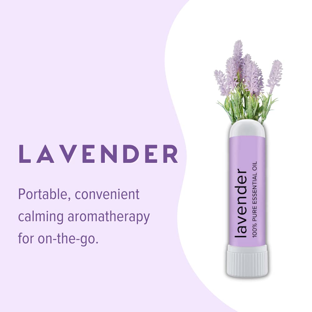 MOXĒ Lavender Essential Oil Inhaler 3 Pack | Pure, No-Mess Aromatherapy