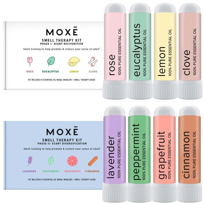 MOXĒ Smell Training Kit – Made in USA, 8 Essential Oils (Phase 1 & 2)