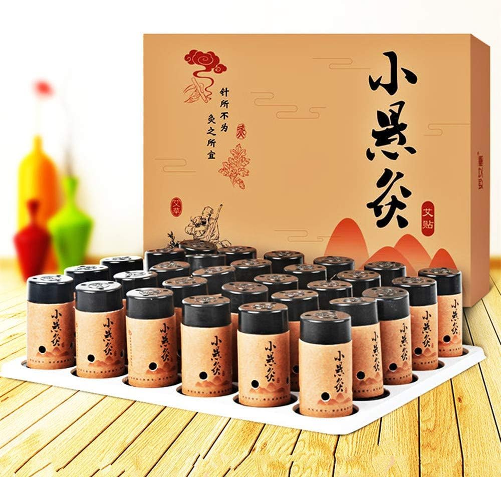 Moxibustion Box with Moxa Stick for Acupuncture and Massage | Artemisia Mugwort Holder & Roller