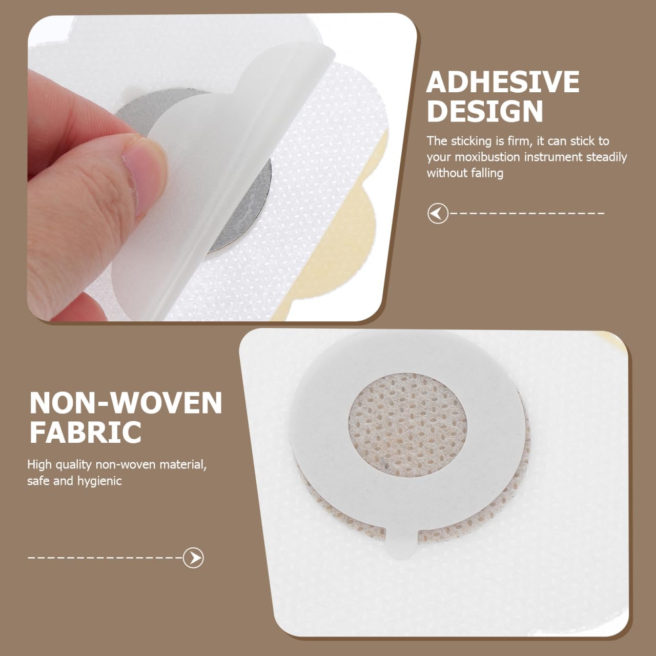 Moxibustion Sticker | 10Pcs Lumbar Moxa Patch - Portable, Smokeless Body Stickers