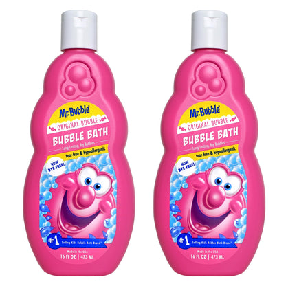 Mr. Bubble Original Bubble Bath - Hypoallergenic & Tear-Free (2 x 16 oz)