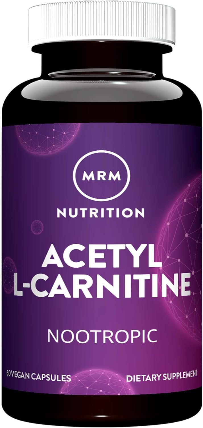 MRM Acetyl L-Carnitine 500mg – 60 Vcaps | Energy & Focus