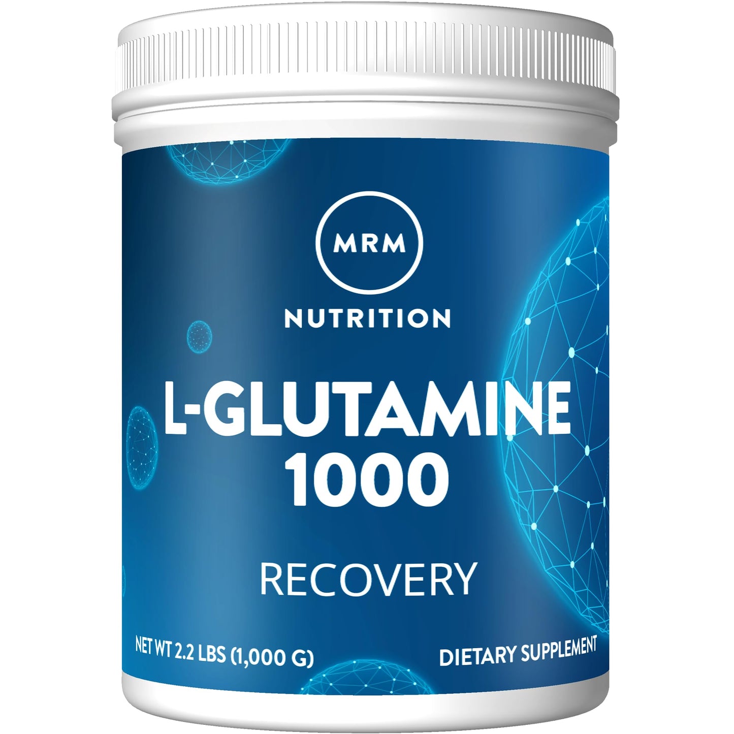 MRM L-Glutamine Powder 5000mg – Fermented Vegan Amino Acid for Gut Health & Recovery | 200 Servings