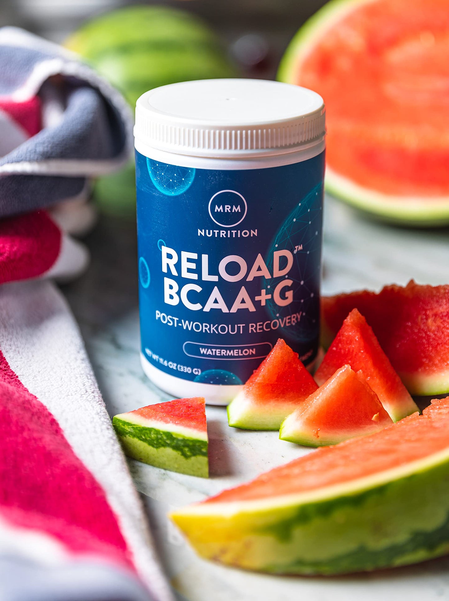 MRM Reload BCAA+G Post-Workout - Watermelon | 67 Servings | Keto