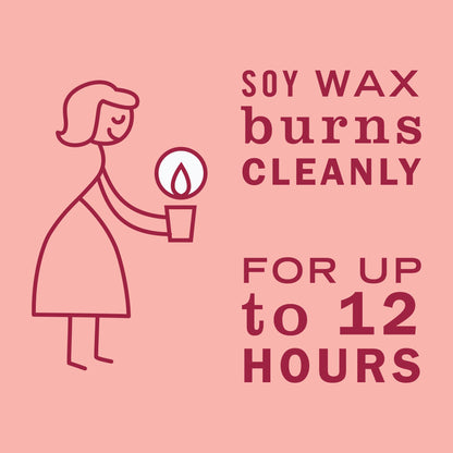 Mrs. Meyer's Clean Day Rose Soy Tin Candle – 12-Hour Burn, 2.9 oz