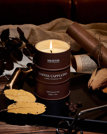 M&SENSE Lemon Candle – 11.3oz, 70-Hour Burn, Grapefruit Citrus Scent